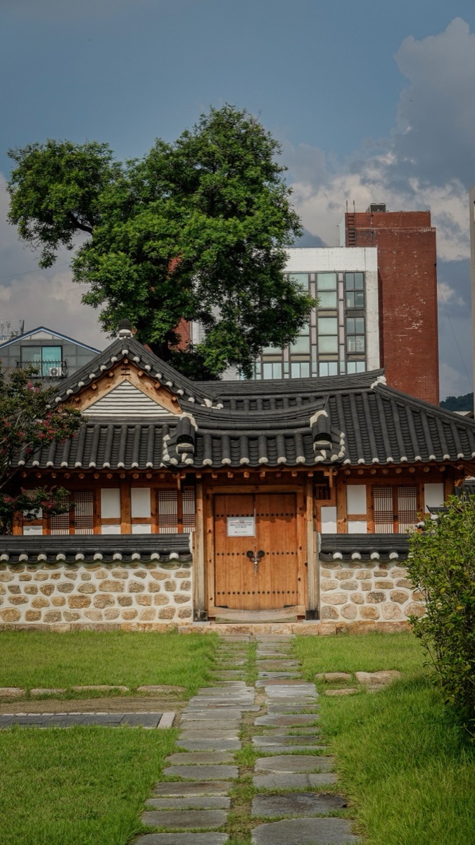 Seochon street where old and new stand together